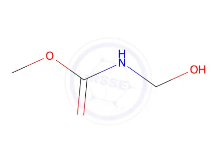 Chemical structure of methyl (hydroxymethyl)-carbamate