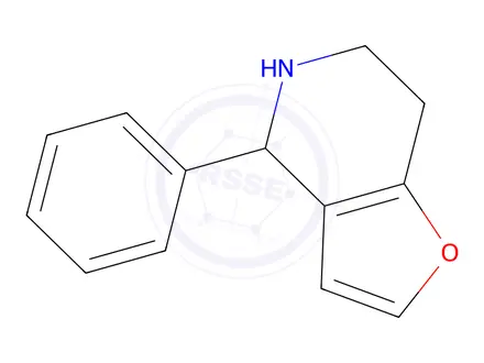 Chemical structure of 4-phenyl-4H,5H,6H,7H-furo[3,2-c]pyridine