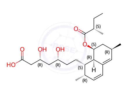 Chemical structure of Mevinolinic acid