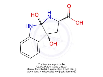 Chemical structure of Tryptophan Impurity 204