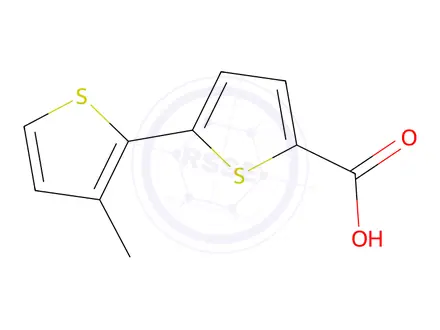 Chemical structure of 5-(3-Methylthiophen-2-yl)thiophene-2-carboxylic Acid