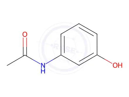Chemical structure of N-(3-Hydroxyphenyl)acetamide