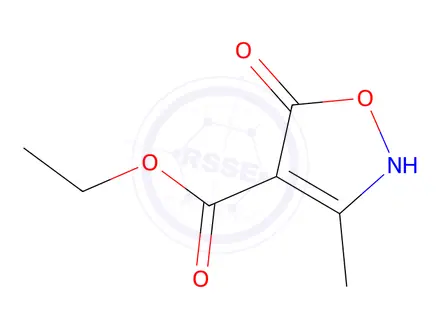 Chemical structure of Ethyl 5-hydroxy-3-methylisoxazole-4-carboxylate