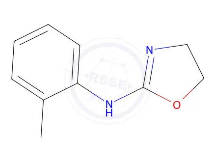 Chemical structure of 2-(2-Methylphenylimino)oxazolidine