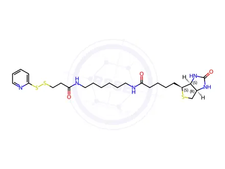 Chemical structure of Macamide Impurity 11(Biotin HPDP)