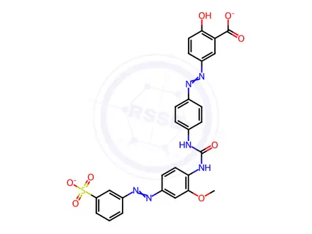 Chemical structure of Direct Yellow 44