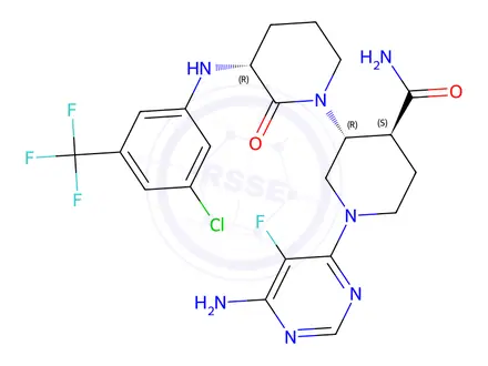 Chemical structure of Vecabrutinib