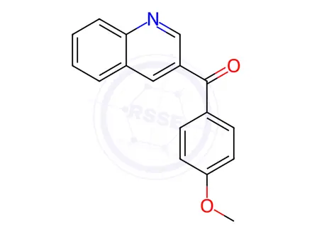 Chemical structure of (4-Methoxyphenyl)(quinolin-3-yl)methanone
