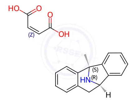 Chemical structure of (+)-MK 801 Maleate