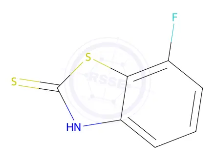 Chemical structure of 7-Fluoro-3H-benzothiazole-2-thione