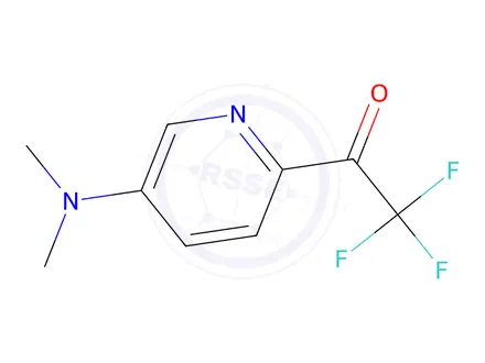 Chemical structure of Ethanone, 1-[5-(dimethylamino)-2-pyridinyl]-2,2,2-trifluoro-(9CI)