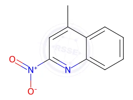 Chemical structure of 4-METHYL-2-NITROQUINOLINE