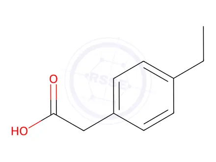 Chemical structure of (4-Ethylphenyl)acetic acid