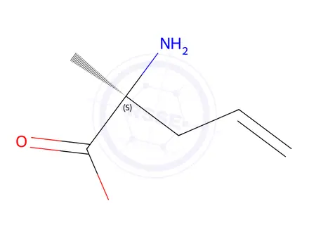 Chemical structure of (S)-2-Amino-2-methylpent-4-enoic acid