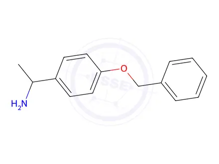 Chemical structure of 1-(4-phenylmethoxyphenyl)ethanamine hydrochloride