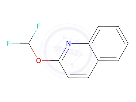 Chemical structure of 2-(difluoroMethoxy)quinoline