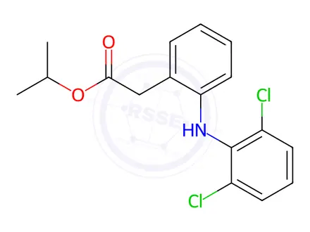 Chemical structure of Diclofenac Impurity 1