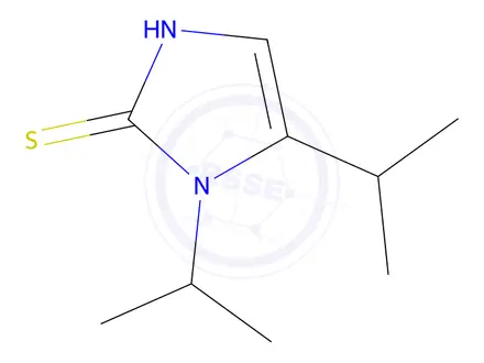 Chemical structure of 1,5-bis(propan-2-yl)-1H-imidazole-2-thiol