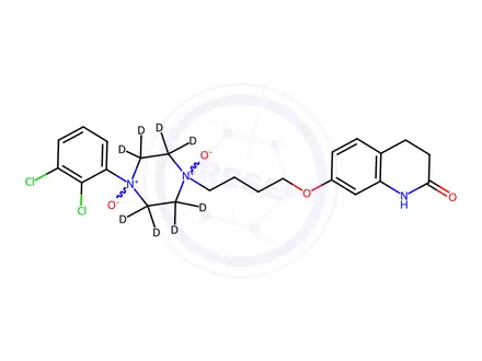 Chemical structure of Aripiprazole-d8 N,N-Dioxide