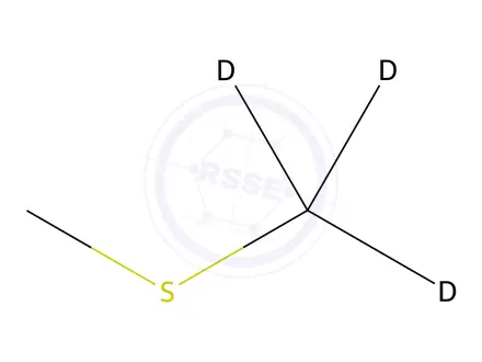 Chemical structure of Dimethyl-1,1,1-d3 Sulfide