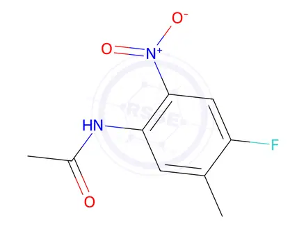 Chemical structure of N-(4-Fluoro-5-methyl-2-nitrophenyl)acetamide