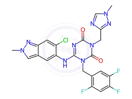 Chemical structure of Ensitrelvir