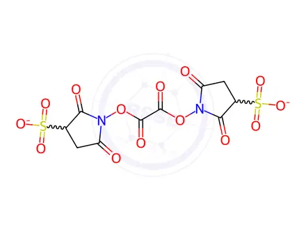 Chemical structure of BIS(SULFOSUCCINIMIDYL)OXALATE SODIUM SALT