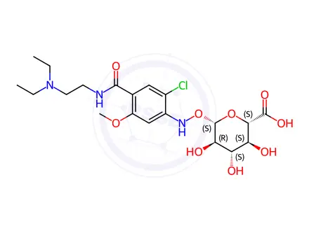 Chemical structure of Metoclopramide Metabolite M1