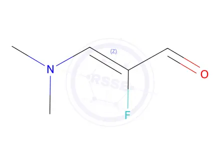 Chemical structure of (2Z)-3-(DiMethylaMino)-2-fluoroacrylaldehyde