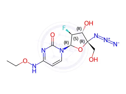 Chemical structure of Azvudine Impurity 21