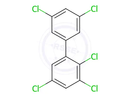 Chemical structure of 2,3,3',5,5'-Pentachlorobiphenyl
