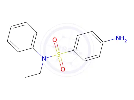 Chemical structure of 4-Amino-N-ethyl-N-phenylbenzenesulfonamide 4436AE 50497-33-1 C14H16N2O2S