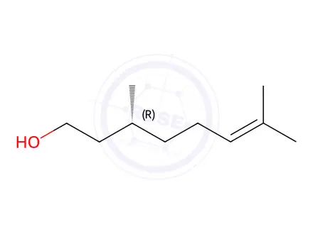 Chemical structure of D-Citronellol