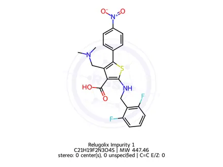 Chemical structure of Relugolix Impurity 300