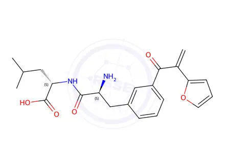 Chemical structure of 3-(2-furylacryloyl)phenylalanylleucine