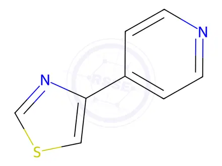 Chemical structure of 4-(Pyridin-4-yl)thiazole