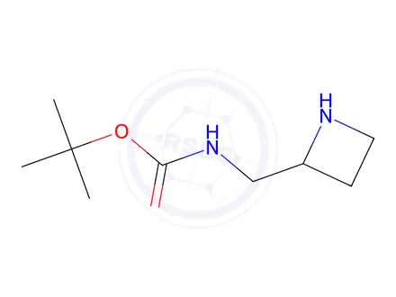 Chemical structure of tert-Butyl N-[(azetidin-2-yl)methyl]carbamate