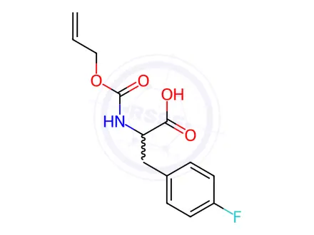 Chemical structure of N-Allyloxycarbonyl-4-fluoro-DL-phenylalanine