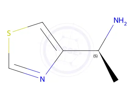 Chemical structure of (S)-1-Thiazol-4-yl-ethylamine