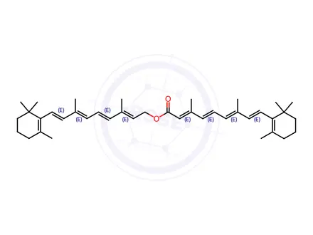 Chemical structure of Retinyl retinoate