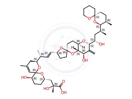 Chemical structure of Okadaic acid
