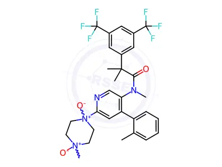 Chemical structure of Netupitant Impurity 96