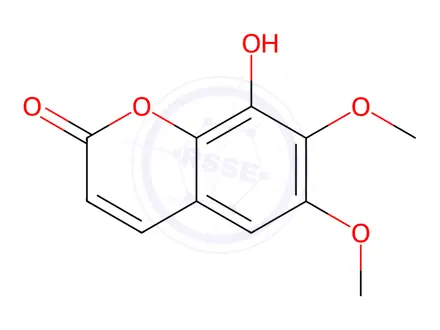 Chemical structure of Fraxidin