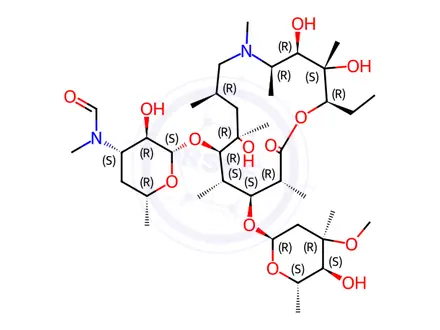 Chemical structure of Azithromycin EP Impurity F (Azithromycin USP Related Compound F)