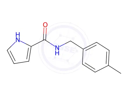 Chemical structure of N-(4-methylbenzyl)-1H-pyrrole-2-carboxamide