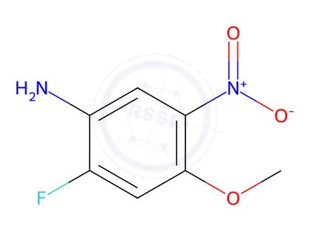 Chemical structure of 2-Fluoro-4-methoxy-5-nitrophenylamine