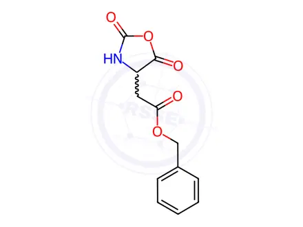 Chemical structure of Benzyl (2,5-dioxo-1,3-oxazolidin-4-yl)acetate