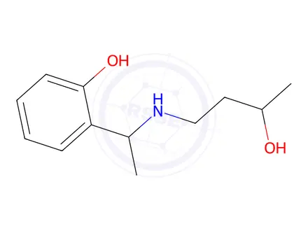 Chemical structure of 2-(1-((3-Hydroxybutyl)amino)ethyl)phenol