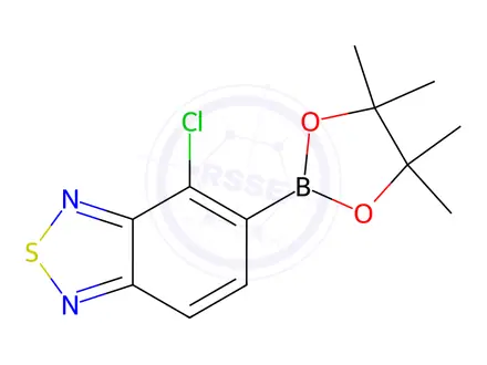 Chemical structure of 4-Chloro-5-(4,4,5,5-tetramethyl-1,3,2-dioxaborolan-2-yl)benzo[c][1,2,5]thiadiazole
