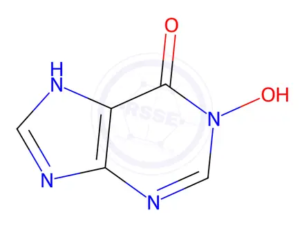 Chemical structure of Mercaptopurine Impurity 23